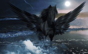 Pferd Pegasus Samhain verstorbenen Tieren gedenken